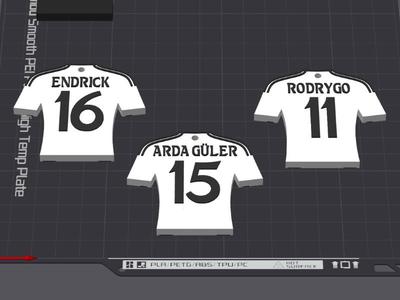 Endrick, Güler & Rodrygo Keychain