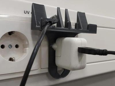 Chargestation for ANY mobilephone - short cable