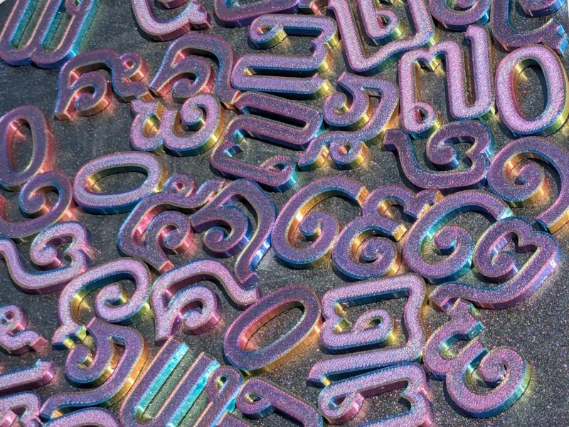 Cambodian Numbers Khmer Numerals magnets