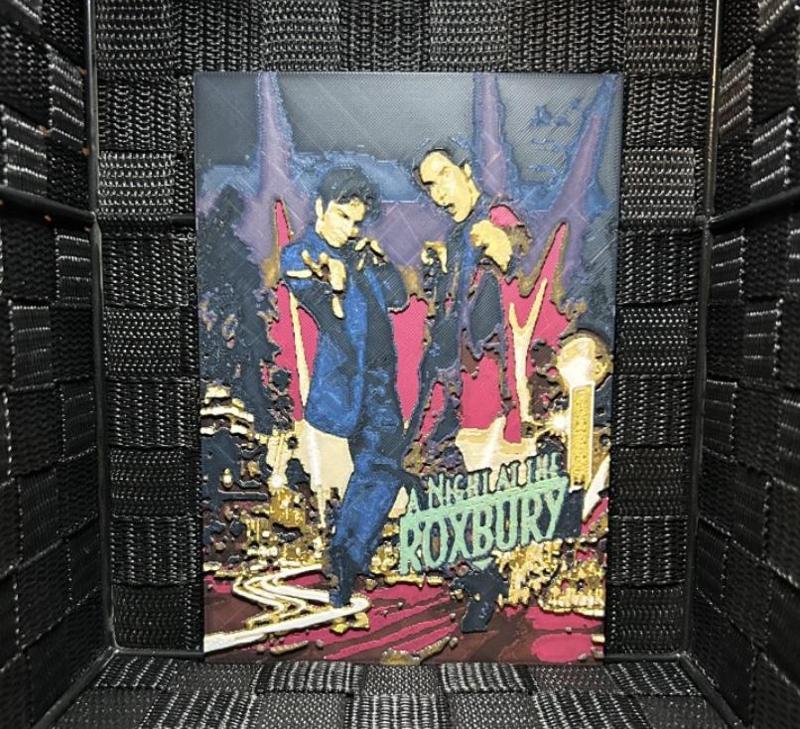 Hueforge Movie Poster - Night at  the Roxbury -