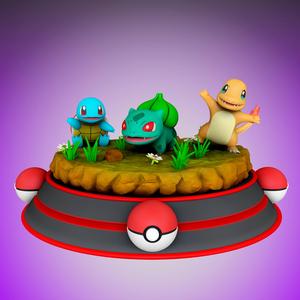 First generation starters - Pokemon