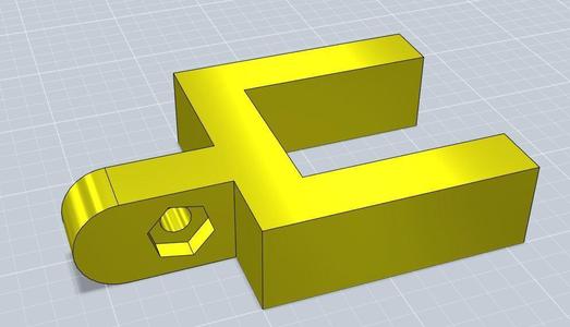 Z fine adjustment screw holder