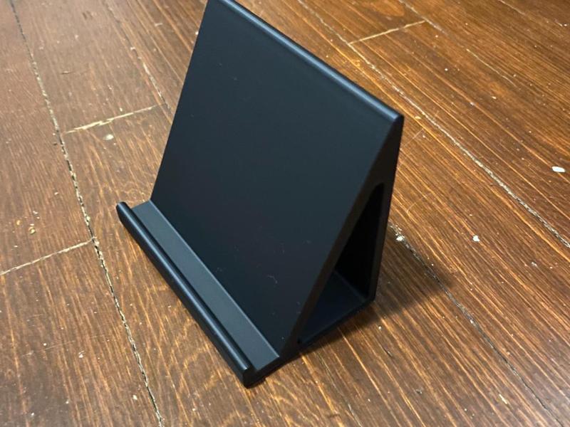 Simplistic stand for phone, paintings, etc