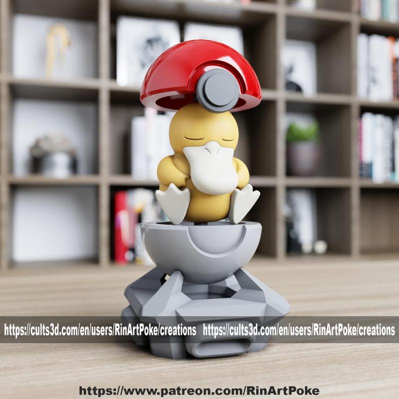 Psyduck in the Pokeball from pokemon