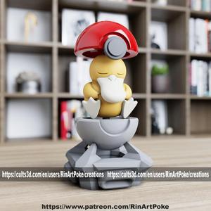 Psyduck in the Pokeball from pokemon
