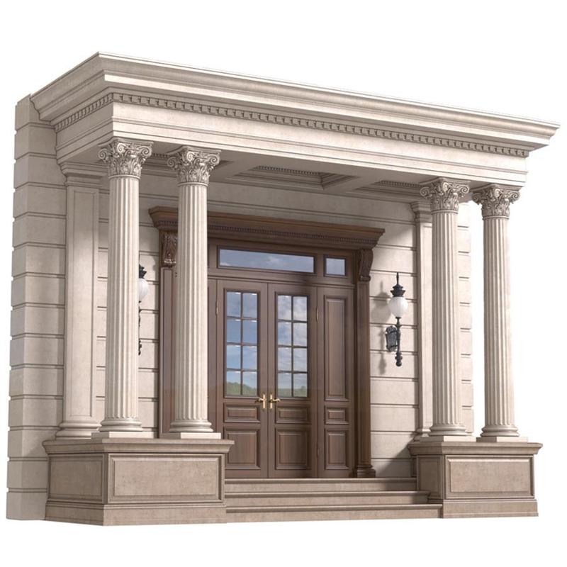 Entrance to the house Classic Porch Entry group 3D model