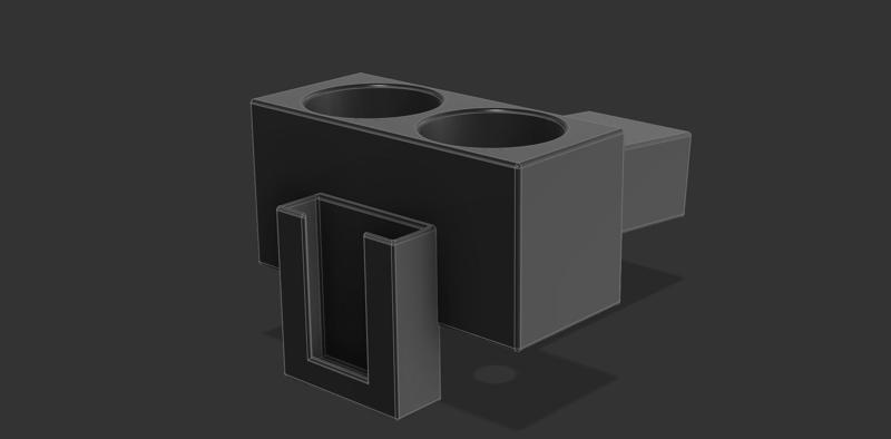 Double Tilted W/ Phone Holder