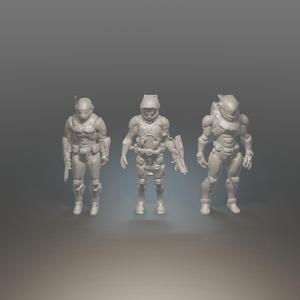 FREE Sci-Fi Miniature Pack – Vertex Studios