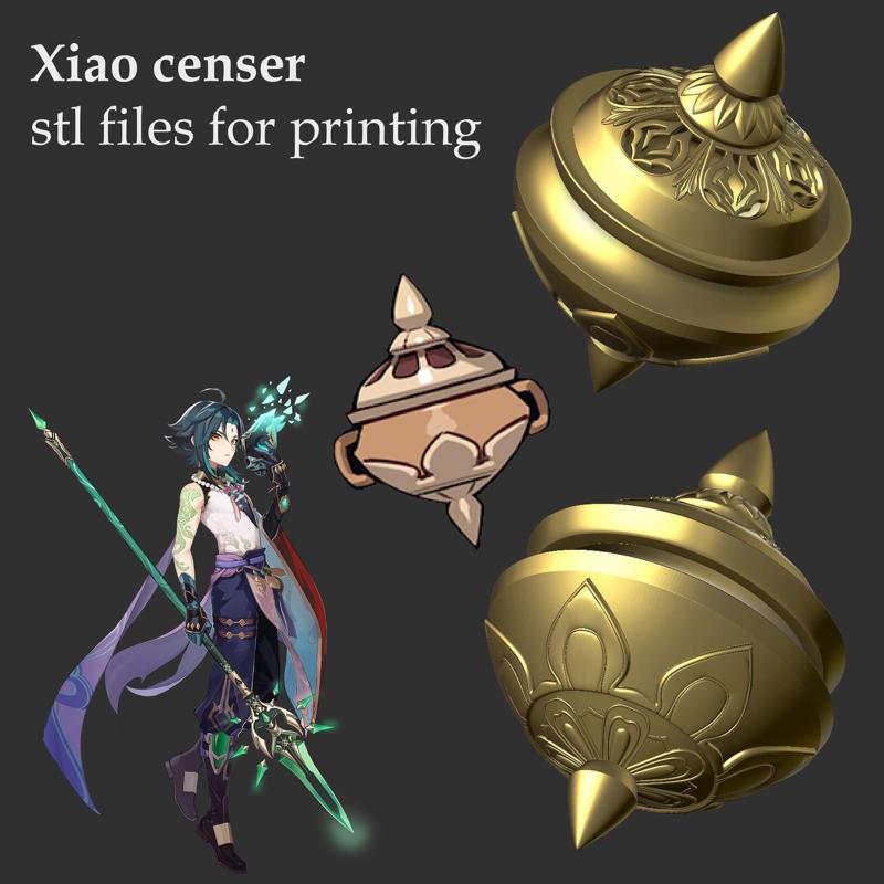 Xiao accessories - censer genshin cosplay  stl files for printing