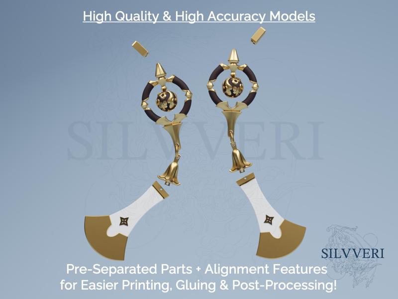 Scaramouche Hat Accessories Only for Cosplay - Genshin Impact - Instant Download STL Files for 3D Printing