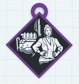 Keychain Dead By Daylight - Poised