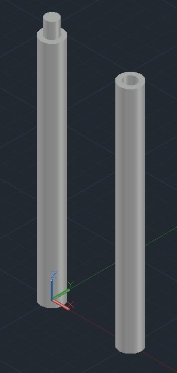 Anet A8 - X Axis Frame - Stabilizing Rod