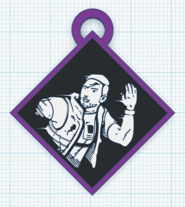 Keychain Dead By Daylight - Made for This