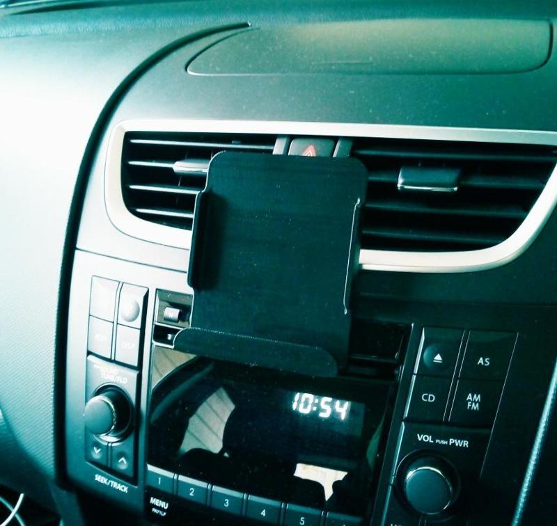 SmartPhone Car Holder - CD mount (more easy printable)