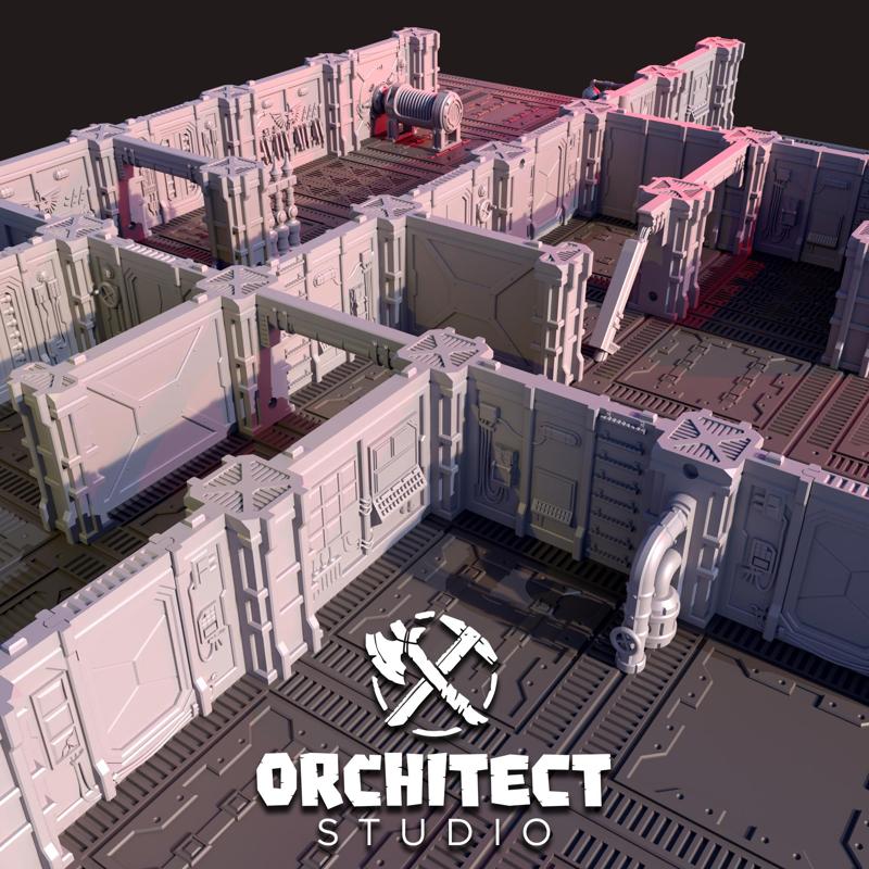 Space She-Hulk Interior - Action Boarding  and Killer Team Terrain | Pre-Supported