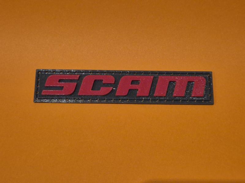 SRAM (SCAM) sew on badge