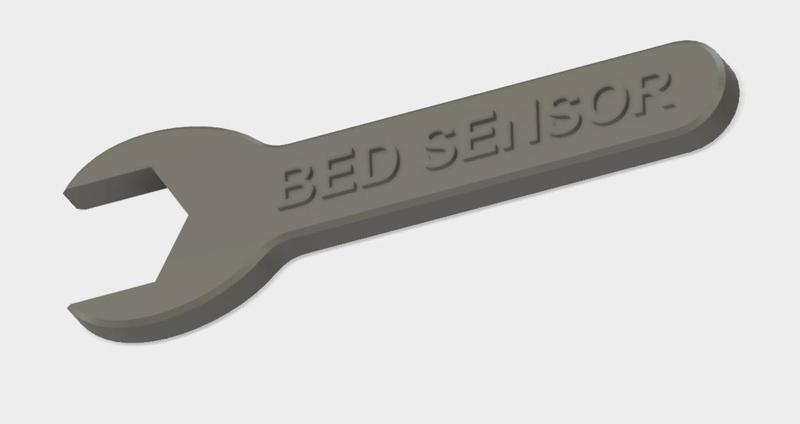 Prusa i3 MKII Bed Sensor Wrench