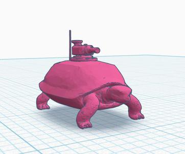 Turtle with turret