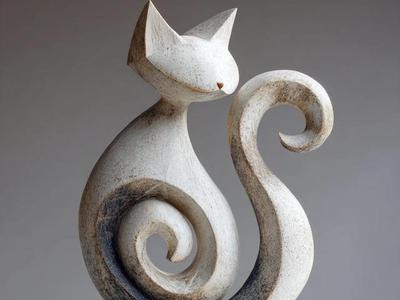 Modern Cat – Decorative Figurine