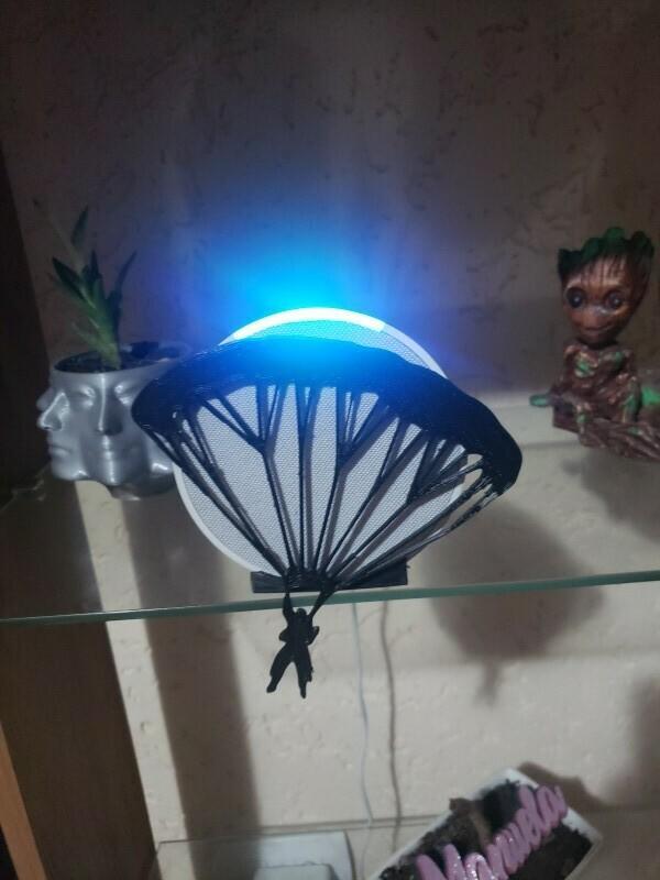 Suporte Alexa Echo Pop Paraquedista