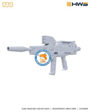 144WS-006AR HBR I (Red Dot Sight). 3D Printed Beam Rifle for HG Model Kits.