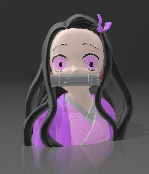 Suporte Alexa Echo Dot 4a e 5a Geração Nezuko Anime Demon Slayer V2