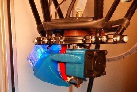 Simple universal E3d double fan cooler