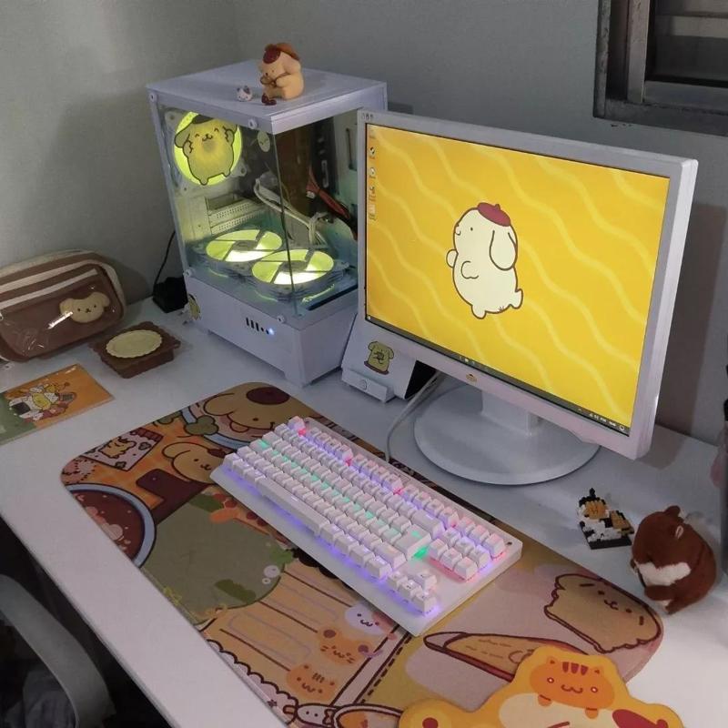 Fan Cover Pompompurin Sanrio Hello kitty Grid