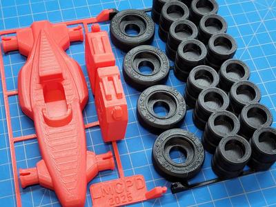 Toy Indy Car Kit Card