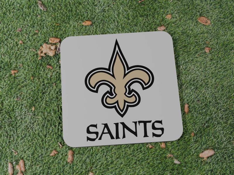 New Orleans Saints Square Coaster