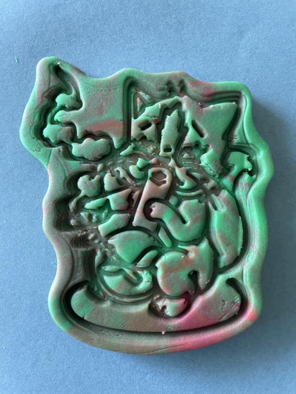 Cat smoking the bong cookie cutter