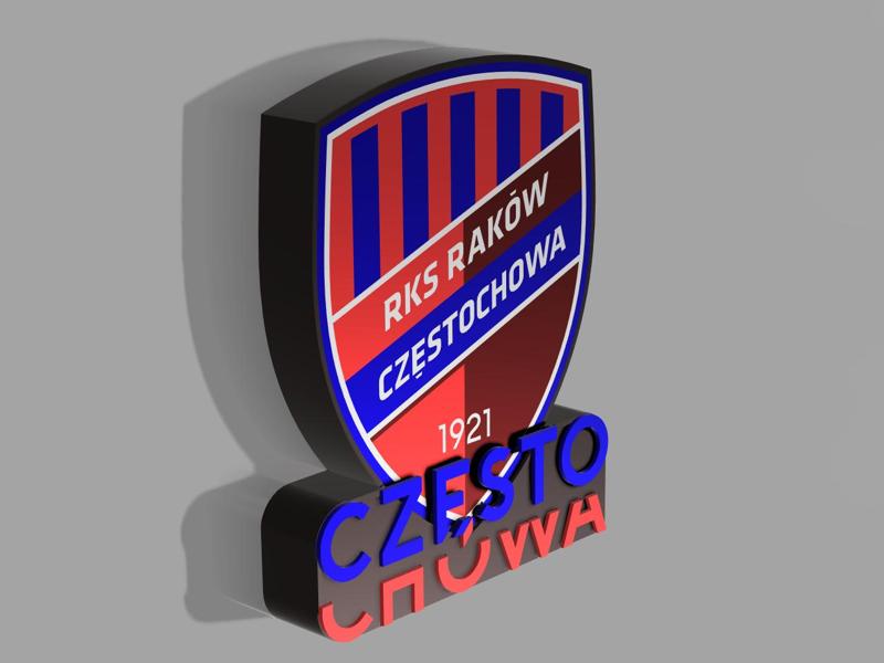 Rakow Czestochowa Lightbox with City Logo Stand