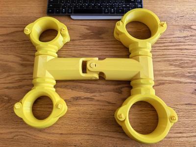 hand and foot restraint toy