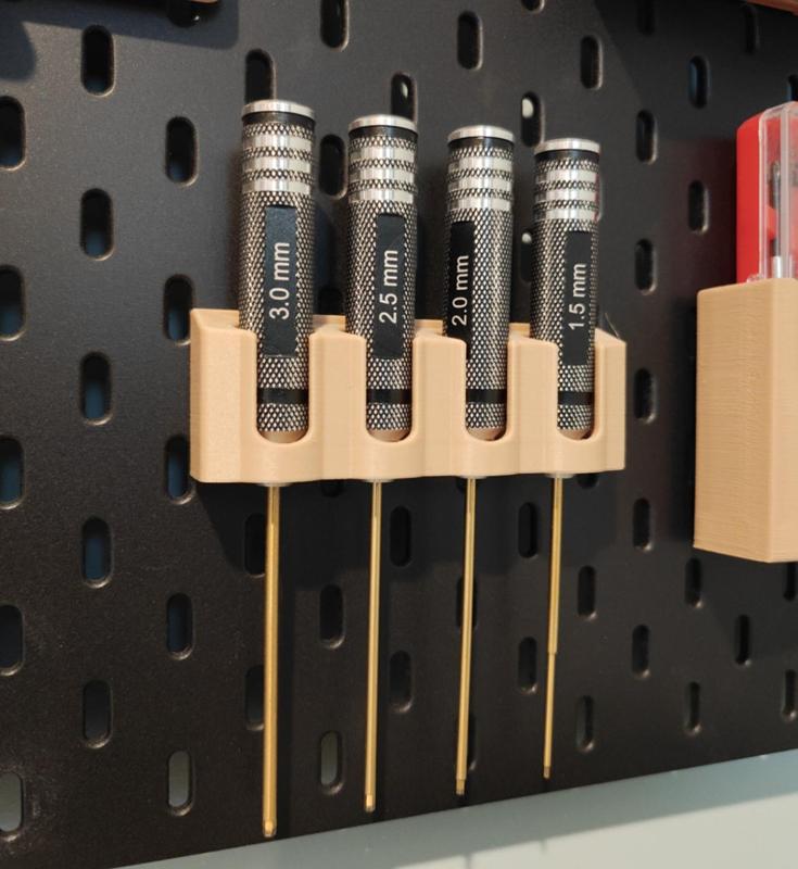 Skadis Hex Screw Driver Holder 