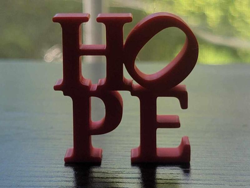 'Hope' wordart - Stacked