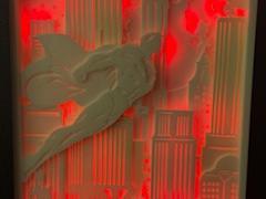 Superman light Shadow box 