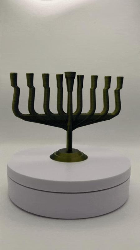 Hanukkah Menorah, Hanukkiah mini statue