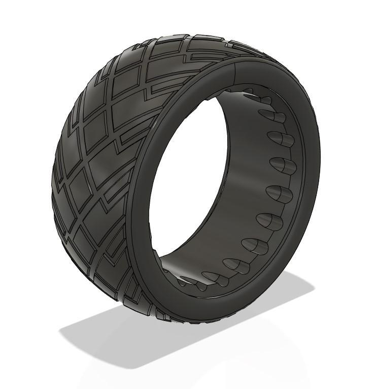 Terrain tires for Datsun Sakura 240 3Dsets models