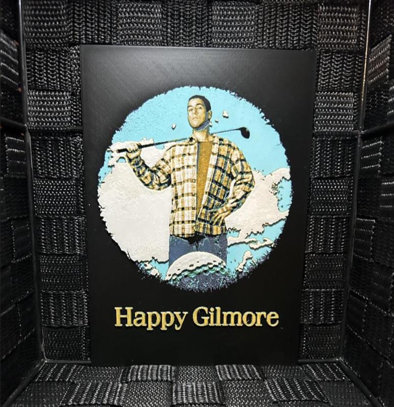 Hueforge Movie Poster - Happy Guilmore -