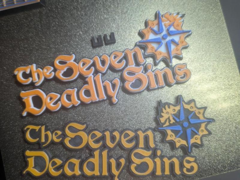 The Seven Deadly Sins logo (customizable)