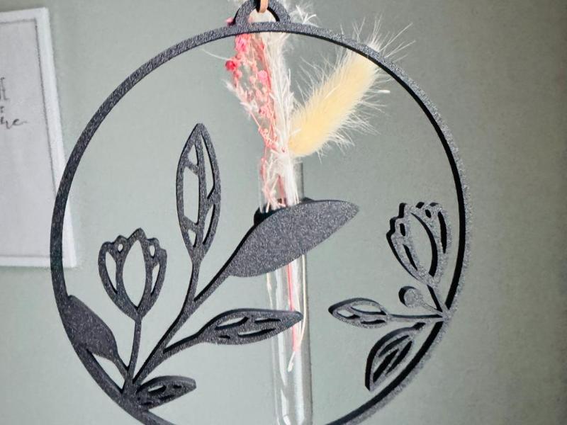 Flower Crown with Test Tube Holder