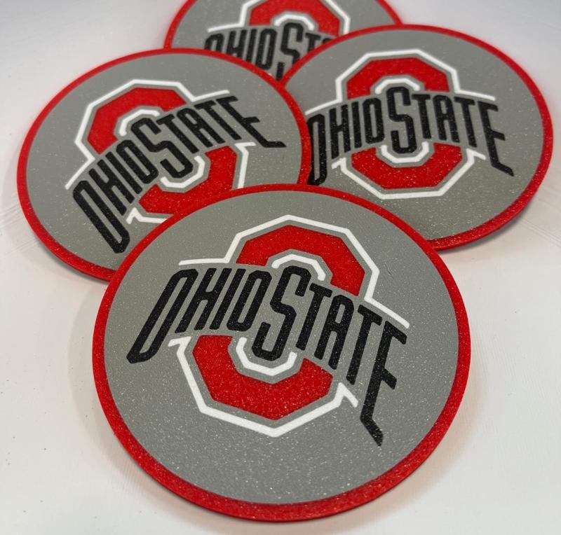 Ohio State 4 Coaster Set