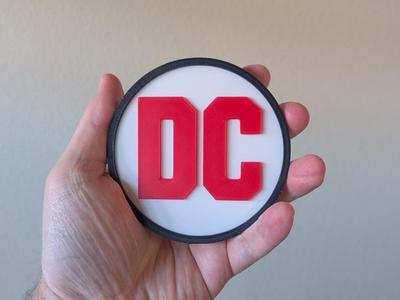 DC Comics 1972 Logo Coaster
