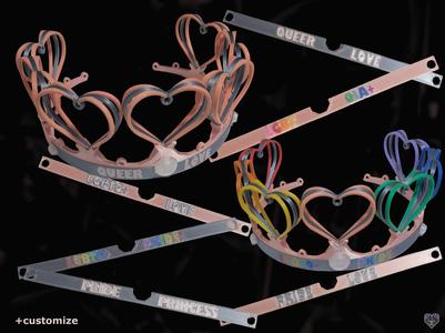 Pride bands for Heart Tiara