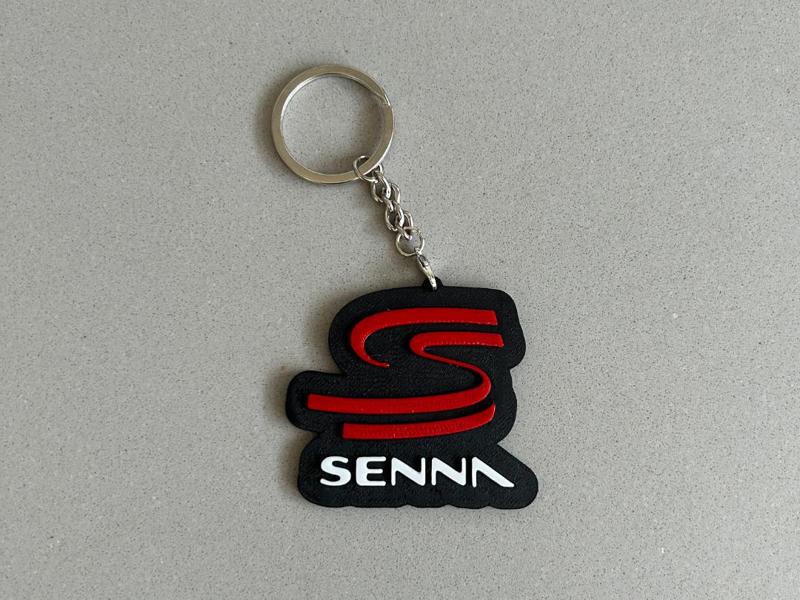 Ayrton Senna keychain