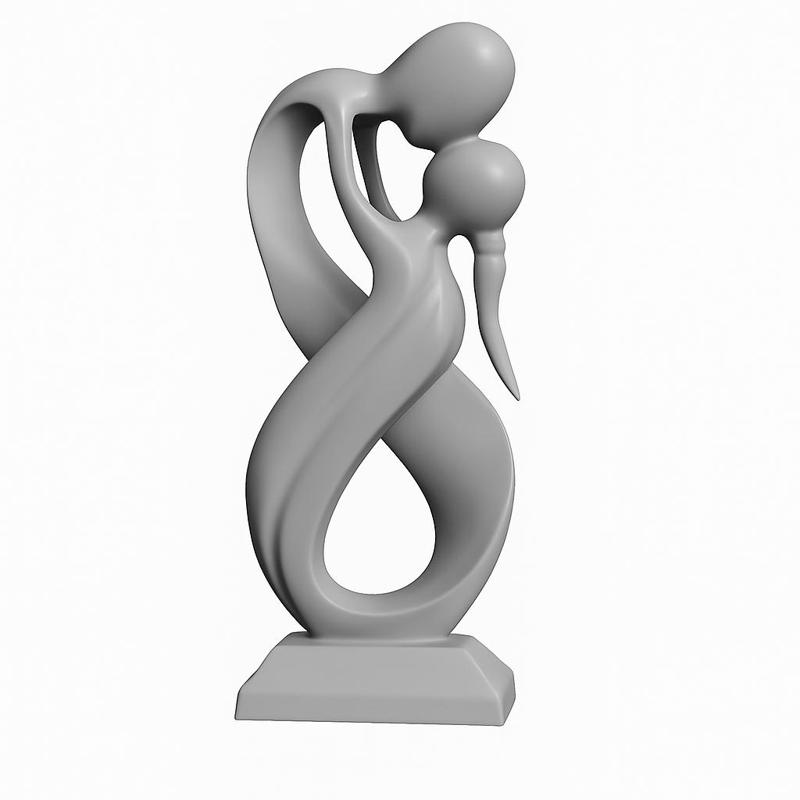 Loving couple figurine - 3D file