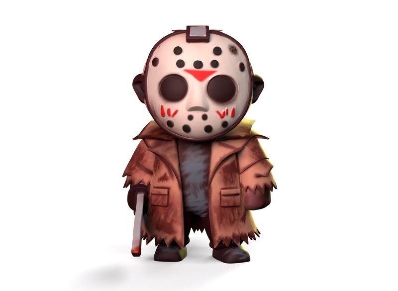 cartoon Jason Voorhees.