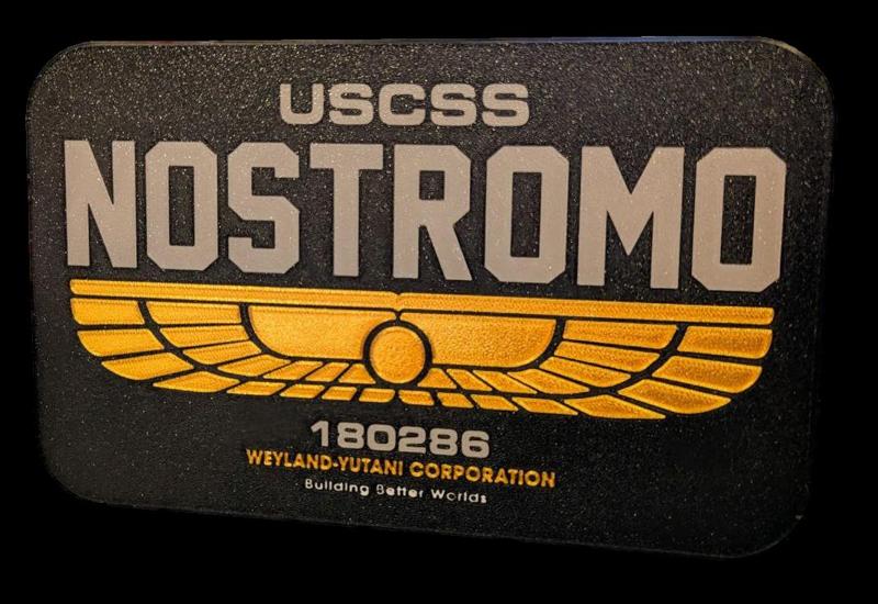 Nostromo Deck Sign