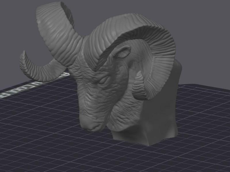 Dodge ram car ornament