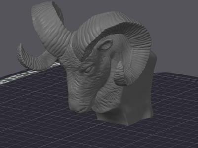 Dodge ram car ornament